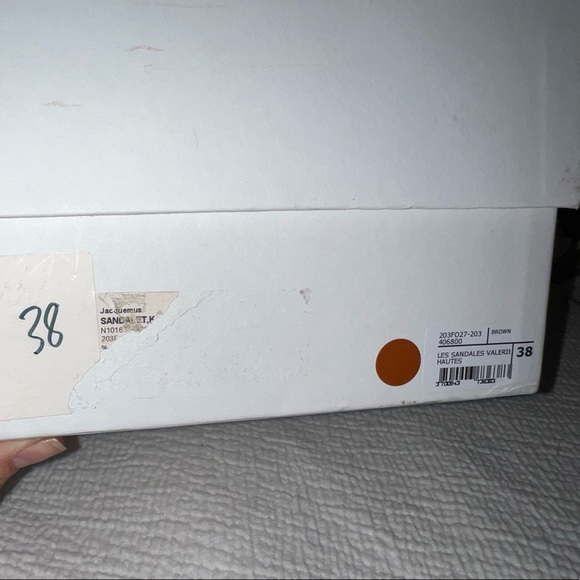 Jacquemus Valerie Hautes Heeled Sandals In Brown - Picture 13 of 14